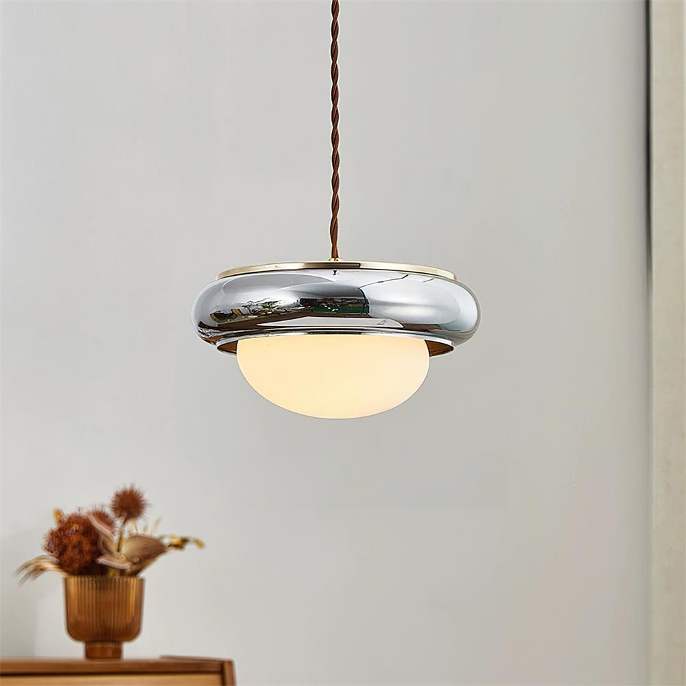 Quillon Lampe Suspendue en Anneau de Bois - Neutralighting