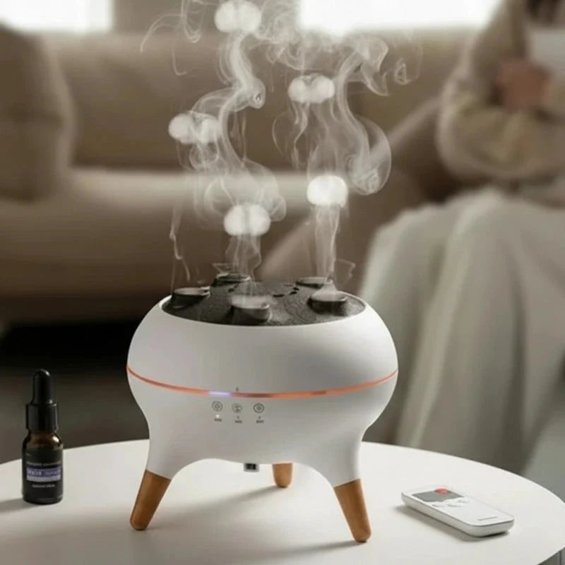 Humidificateur Humidificateur Ultrasonique Volcan Méduse 360ml Aloïs Éveil - Une Touche Élégante dans le Décor