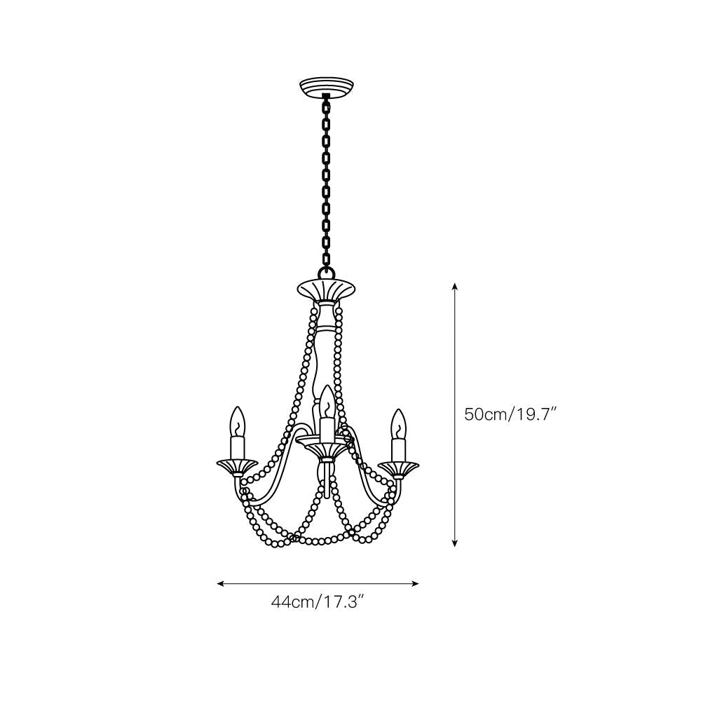 Eursoria Lampe Pendentive Bois Métal Luxe Postmoderne - Neutralighting