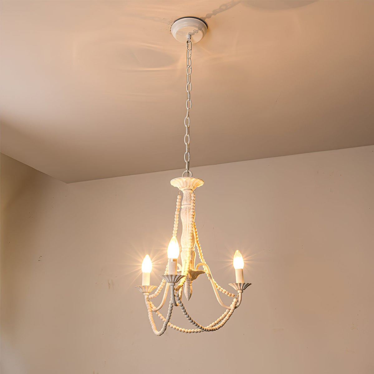 Eursoria Lampe Pendentive Bois Métal Luxe Postmoderne - Neutralighting