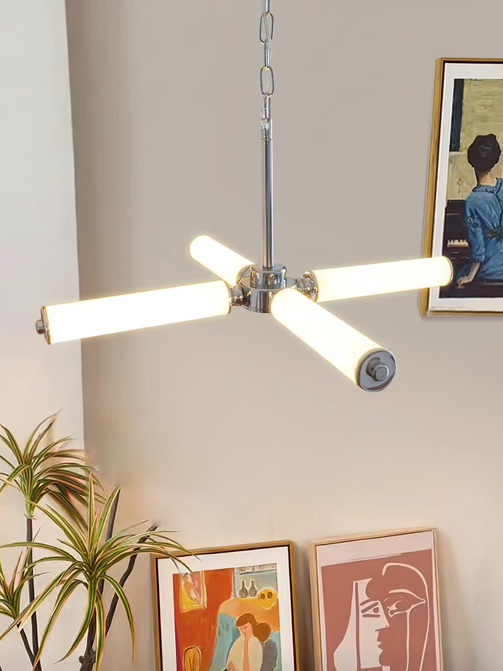Zoliria Moderne Minimaliste LED Verre Lustre - Neutralighting