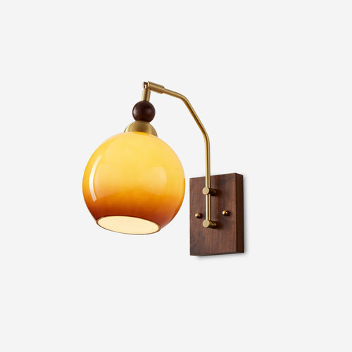 Jovene Lustra Applique Murale Verre Ambre Élégante - Neutralighting