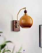 Jovene Lustra Applique Murale Verre Ambre Élégante - Neutralighting