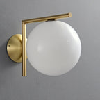 Joanna Applique Murale Moderne Minimaliste en Verre Soufflé Opale - Neutralighting