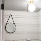 Joanna Applique Murale Moderne Minimaliste en Verre Soufflé Opale - Neutralighting