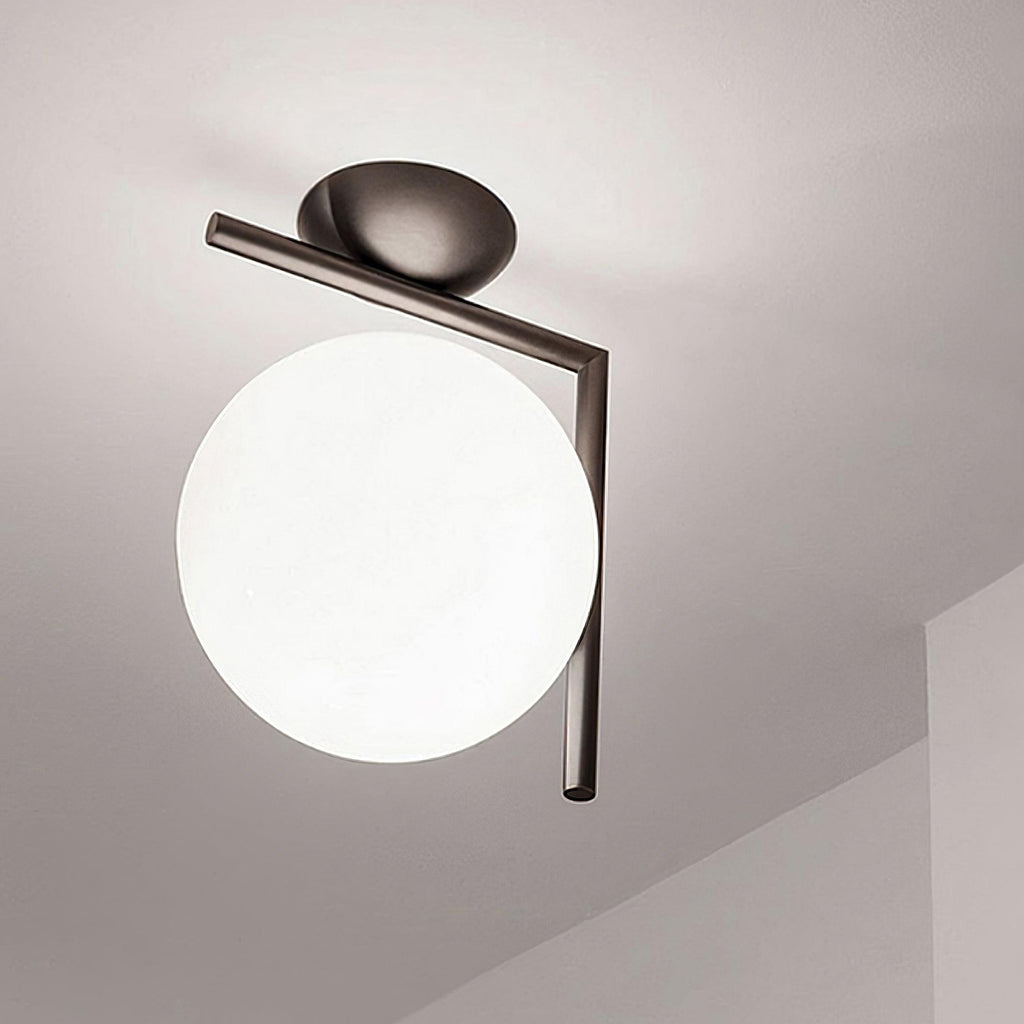 Joanna Applique Murale Moderne Minimaliste en Verre Soufflé Opale - Neutralighting