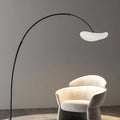 Aria Design Lampadaire Arc Simple Métal Blanc/Noir Salon - Neutralighting