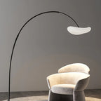 Aria Design Lampadaire Arc Simple Métal Blanc/Noir Salon - Neutralighting