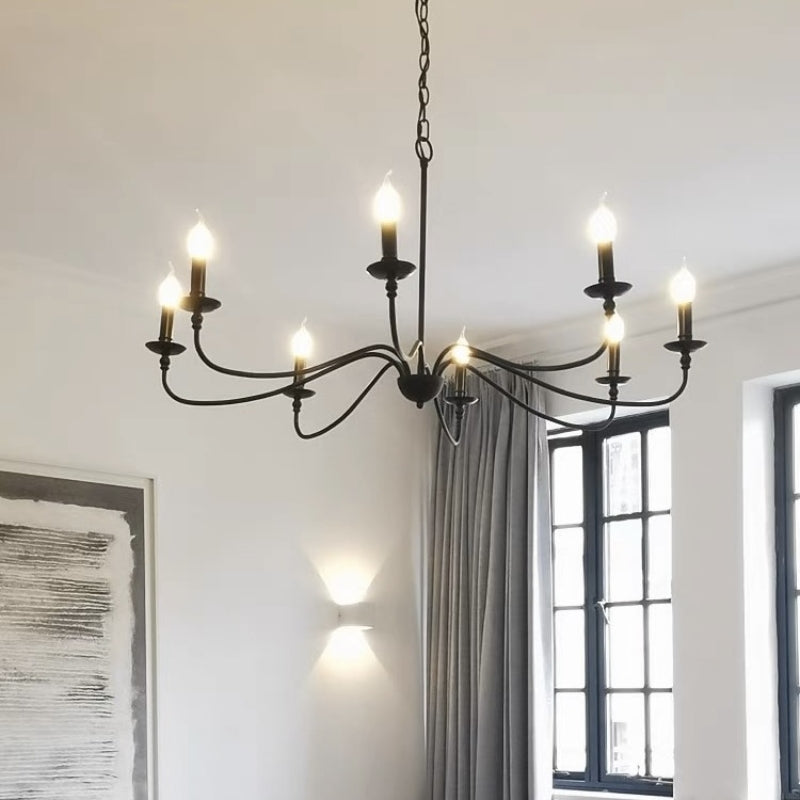 Silva Grande Luminaires Suspensions Vintage LED Métal Noir/Doré Salon - Neutralighting