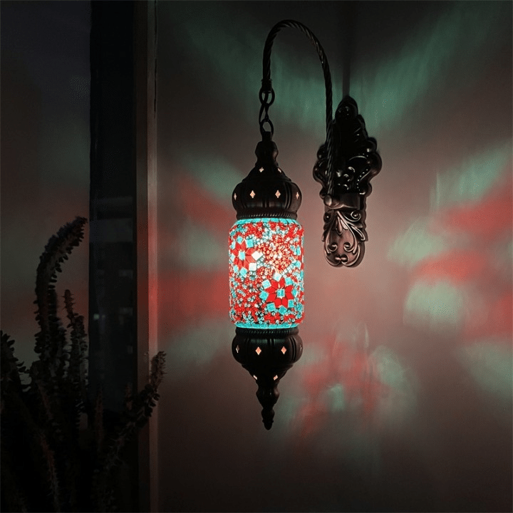 Applique murale avec mosaïque fleurie style oriental – Lioris Courbe
