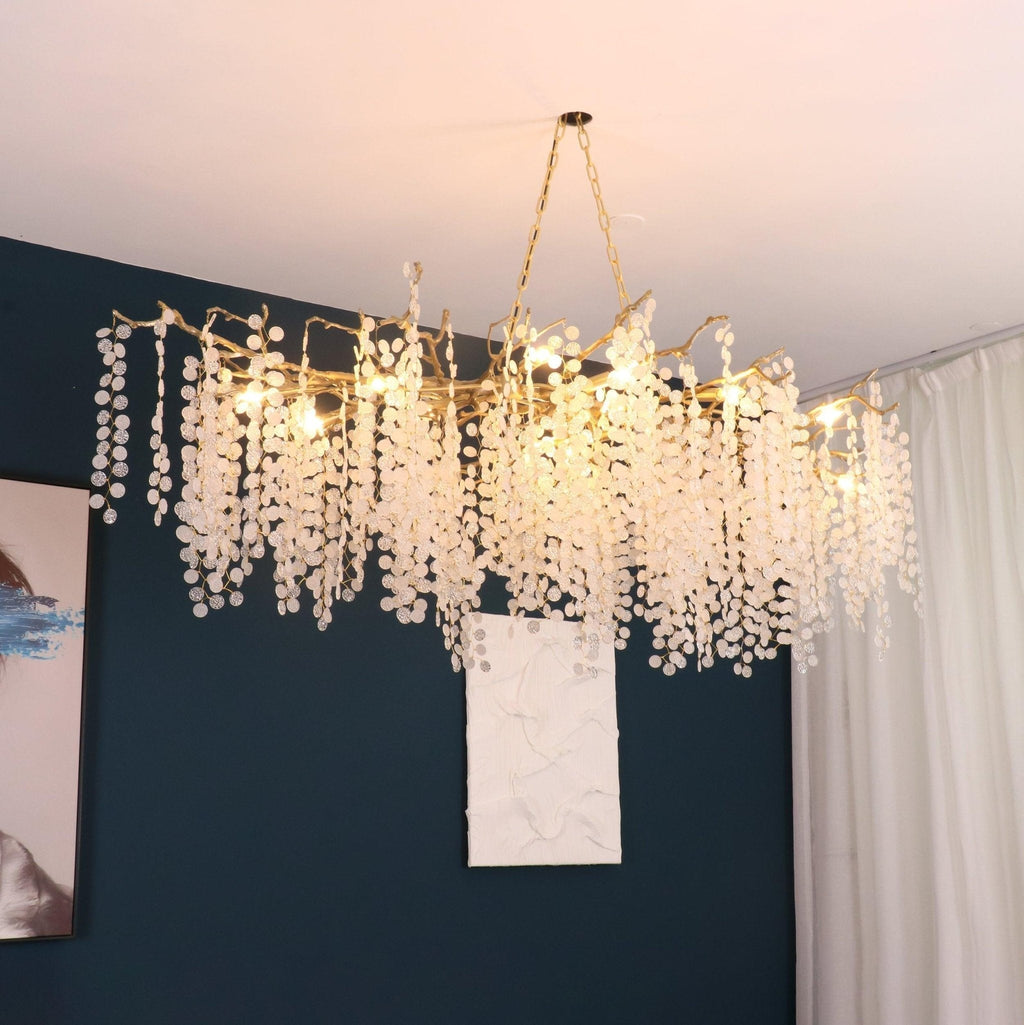 Lustra Suspension Lampe Goutte de Rosée en Cristal - Neutralighting