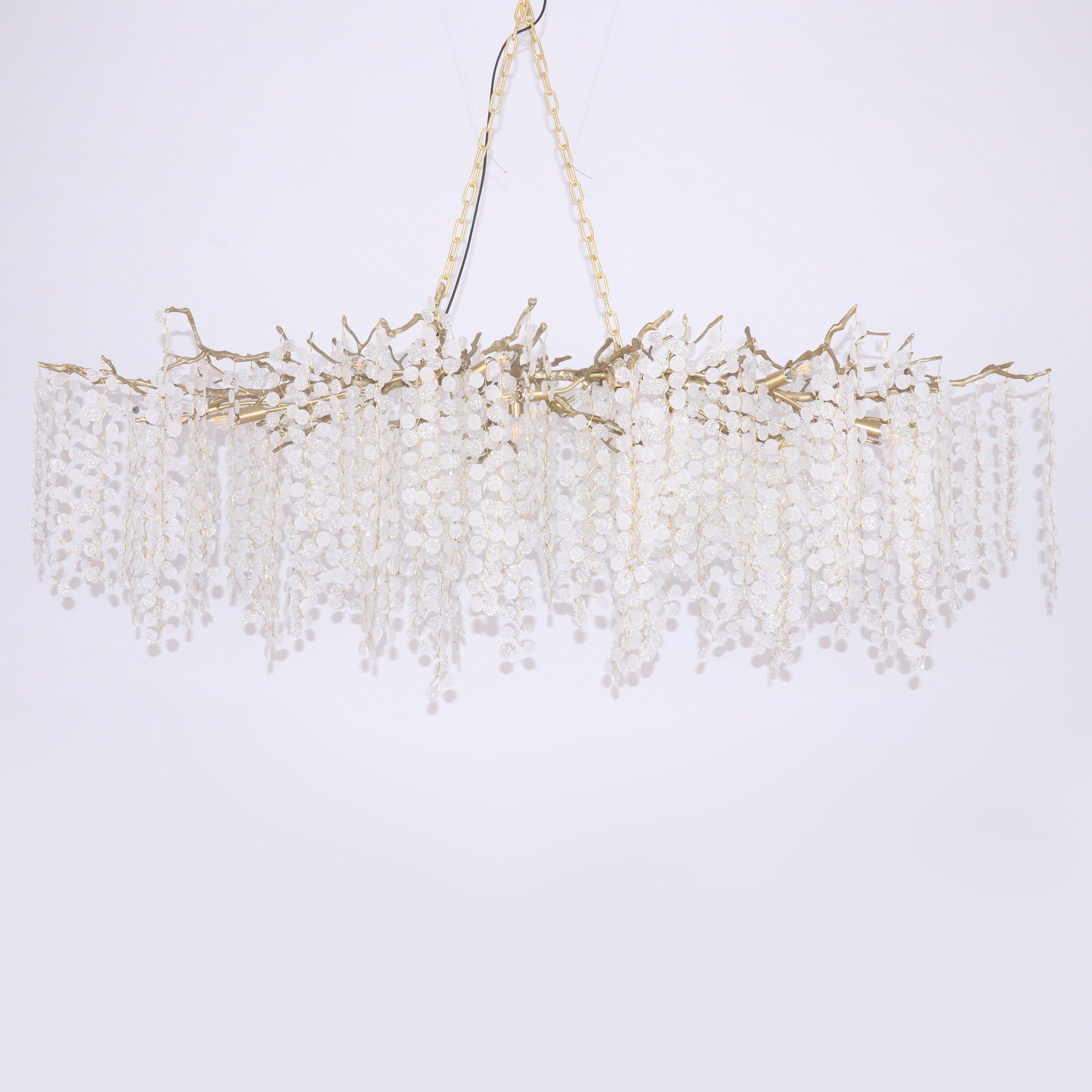 Lustra Suspension Lampe Goutte de Rosée en Cristal - Neutralighting