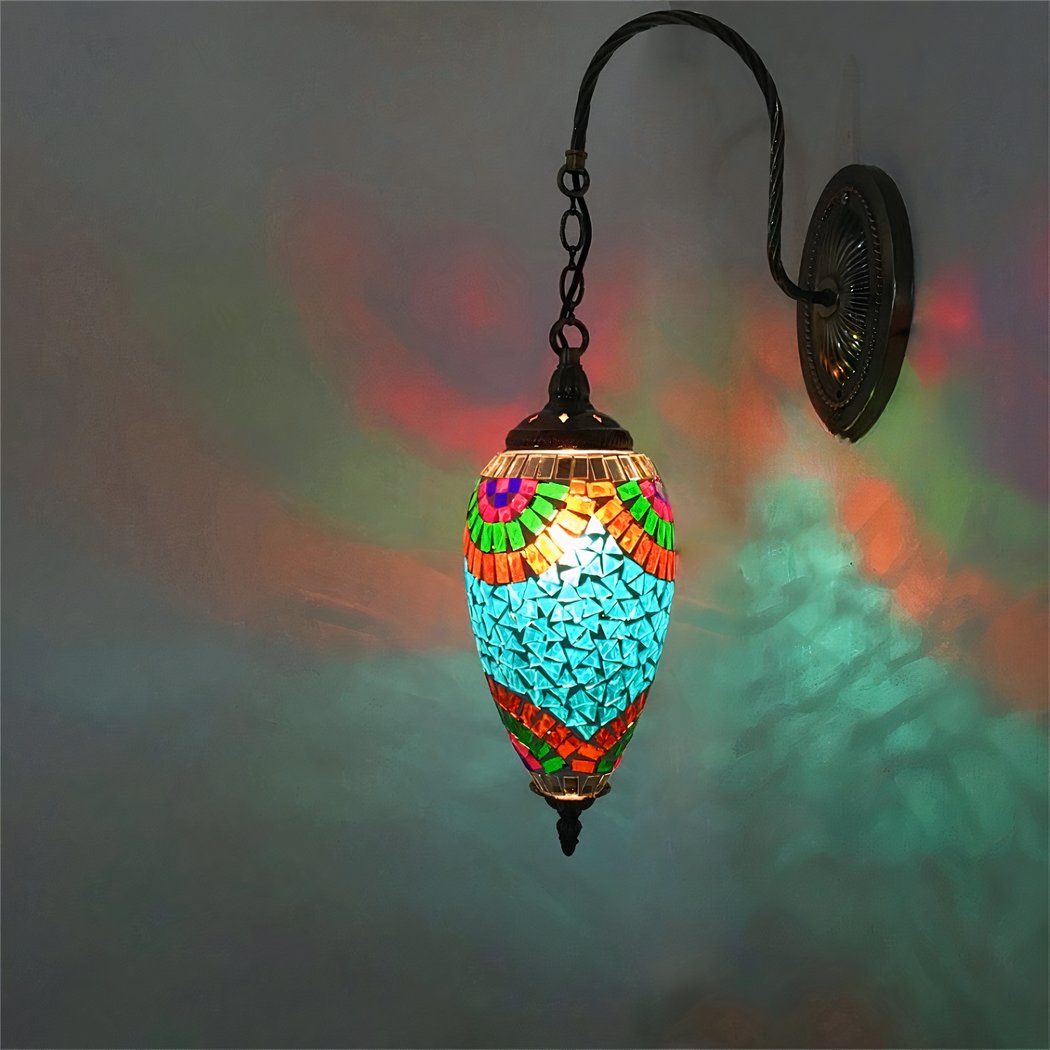 Applique murale en mosaïque orientale aux couleurs chaudes – Cléance Sillage