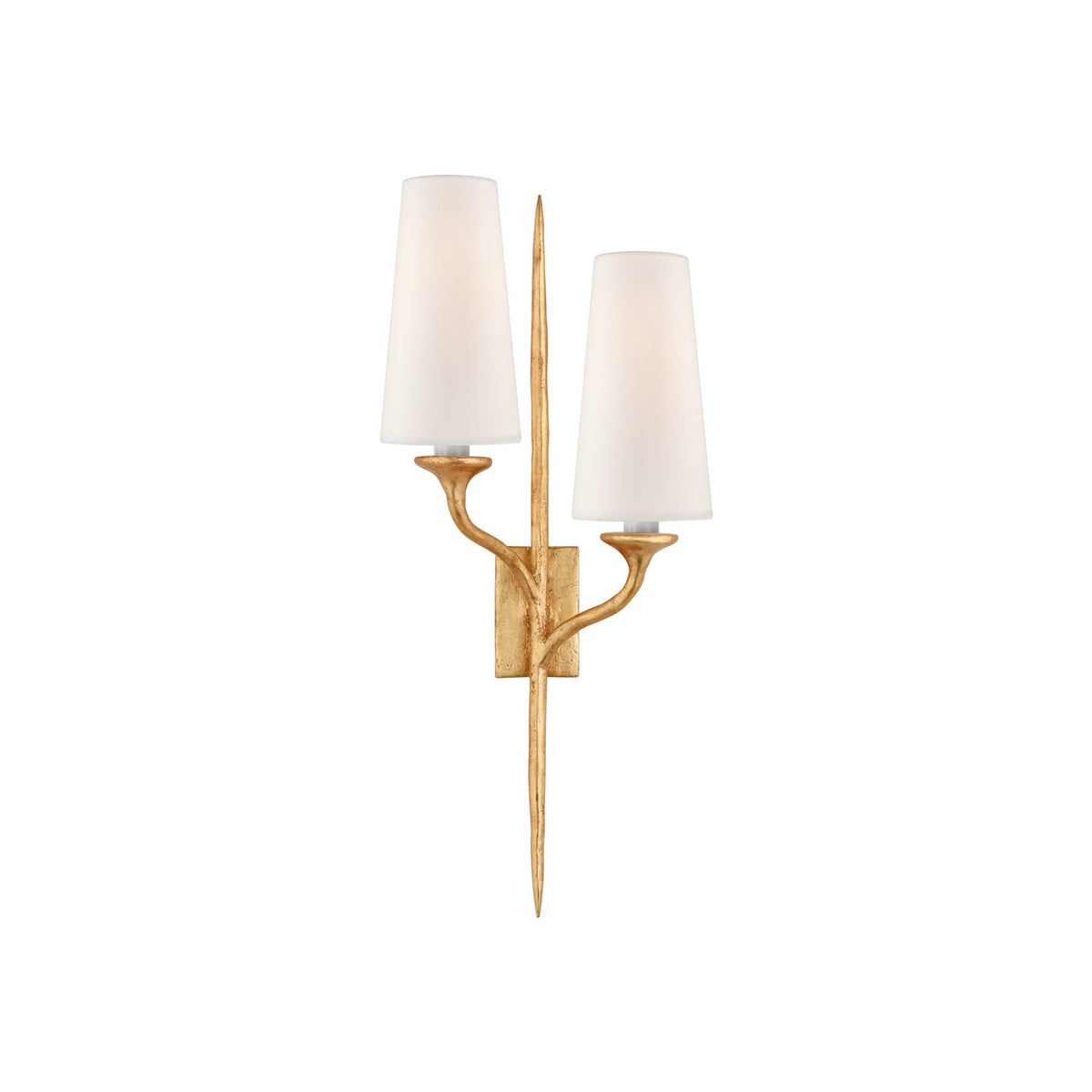 Velirara Applique Murale Tissu Laiton Industriel Vintage - Neutralighting
