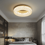 AshaionisPlafonnier en Résine Cercle Craqué Glacé - Neutralighting
