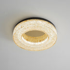 AshaionisPlafonnier en Résine Cercle Craqué Glacé - Neutralighting