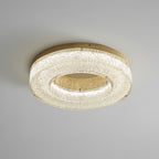 AshaionisPlafonnier en Résine Cercle Craqué Glacé - Neutralighting