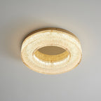 AshaionisPlafonnier en Résine Cercle Craqué Glacé - Neutralighting