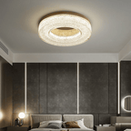 AshaionisPlafonnier en Résine Cercle Craqué Glacé - Neutralighting