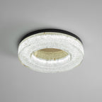 AshaionisPlafonnier en Résine Cercle Craqué Glacé - Neutralighting