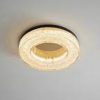 AshaionisPlafonnier en Résine Cercle Craqué Glacé - Neutralighting