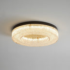 AshaionisPlafonnier en Résine Cercle Craqué Glacé - Neutralighting