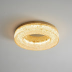 AshaionisPlafonnier en Résine Cercle Craqué Glacé - Neutralighting