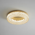 AshaionisPlafonnier en Résine Cercle Craqué Glacé - Neutralighting
