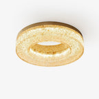 AshaionisPlafonnier en Résine Cercle Craqué Glacé - Neutralighting