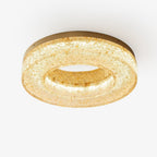 AshaionisPlafonnier en Résine Cercle Craqué Glacé - Neutralighting