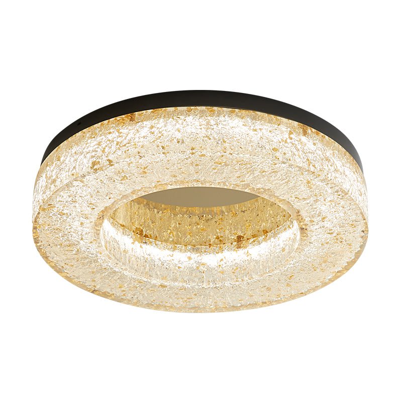AshaionisPlafonnier en Résine Cercle Craqué Glacé - Neutralighting