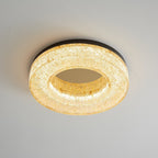 AshaionisPlafonnier en Résine Cercle Craqué Glacé - Neutralighting