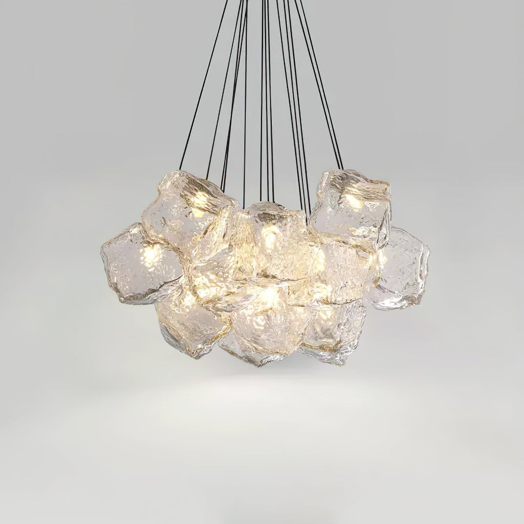 Pebine Lustra Lustre Cluster Verre - Neutralighting