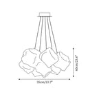 Pebine Lustra Lustre Cluster Verre - Neutralighting