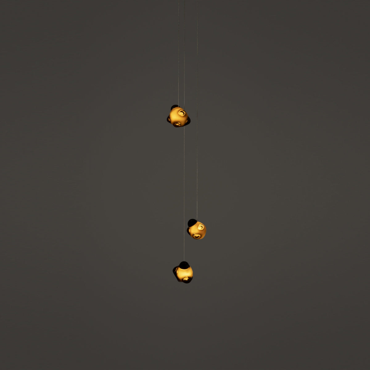 Vasilen Lampe Pendentive Verre Noir Pier Glacé Minimaliste Moderne - Neutralighting