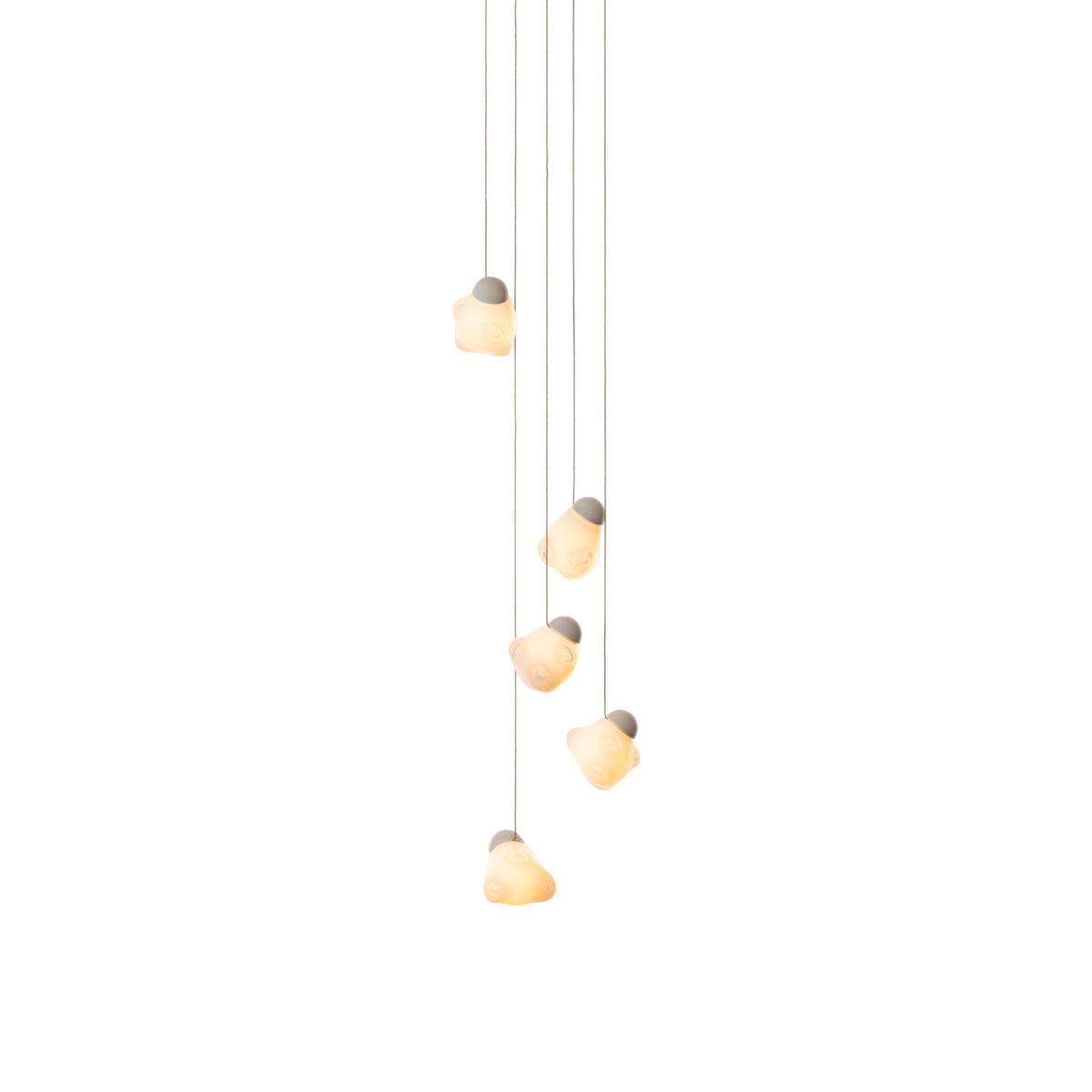 Vasilen Lampe Pendentive Verre Noir Pier Glacé Minimaliste Moderne - Neutralighting