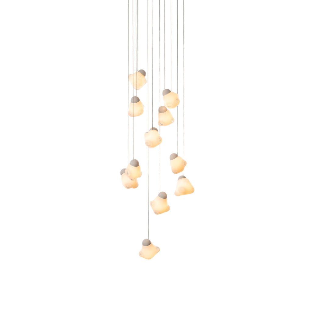 Vasilen Lampe Pendentive Verre Noir Pier Glacé Minimaliste Moderne - Neutralighting