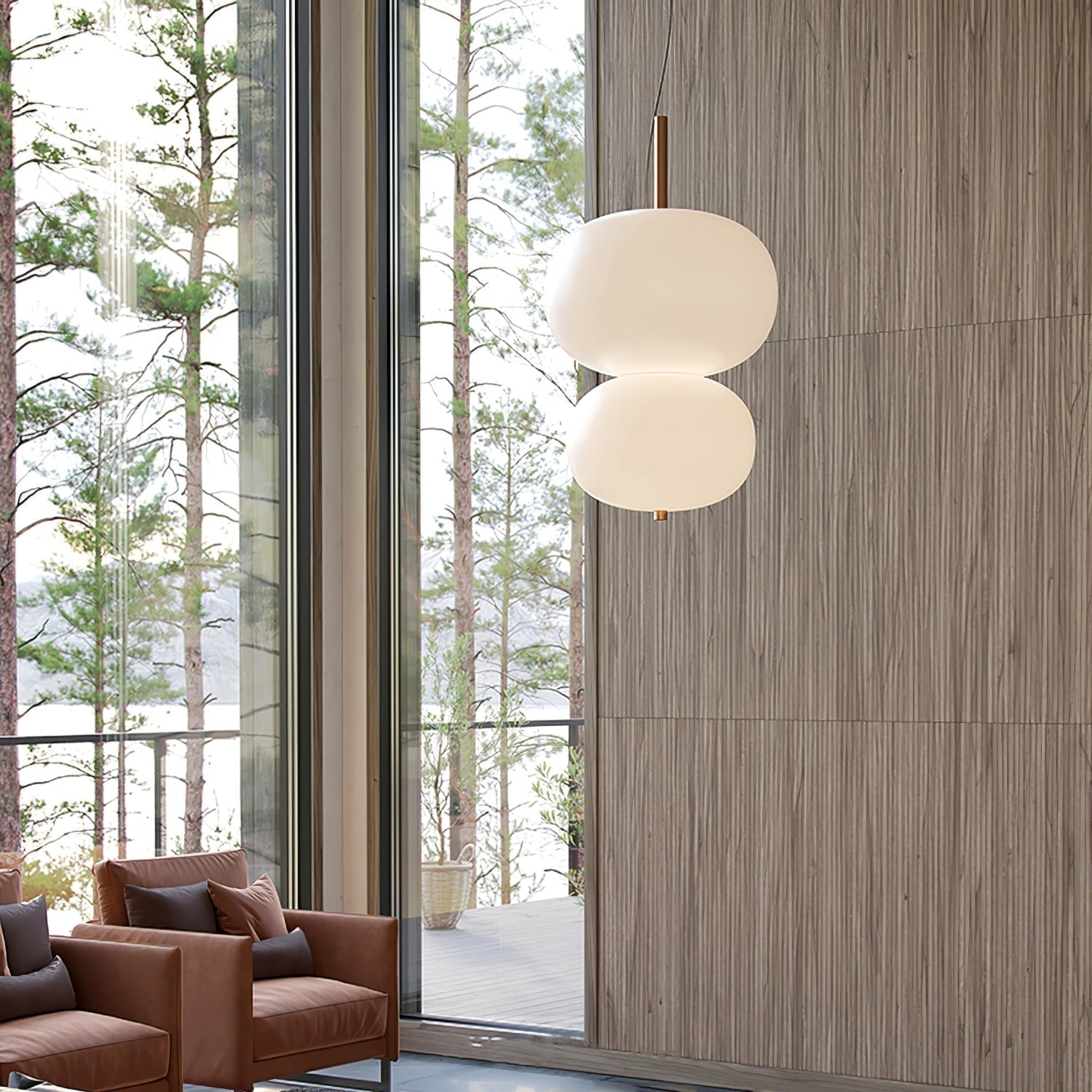 Duality Suspension en Verre Moderne - Neutralighting