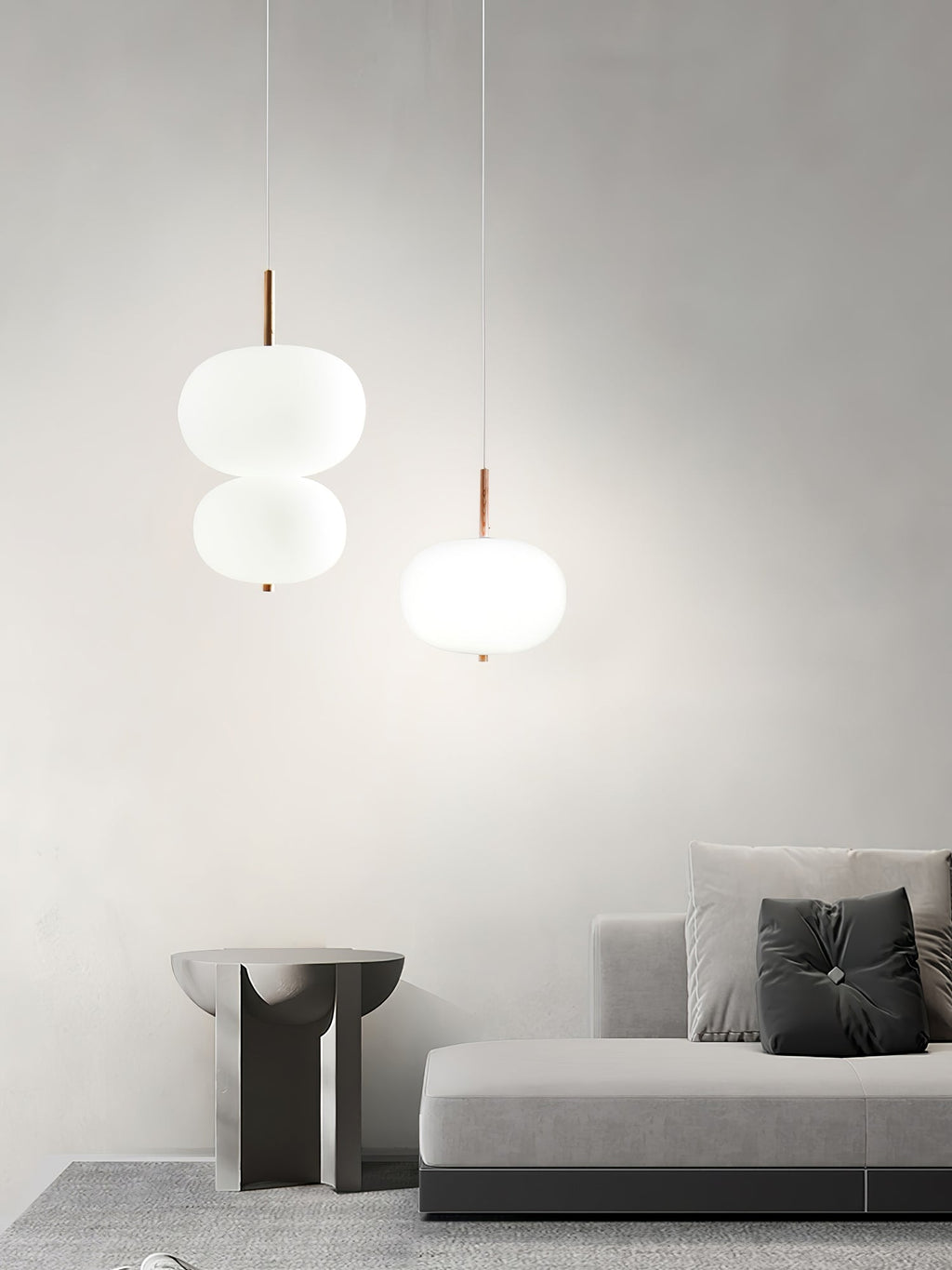 Duality Suspension en Verre Moderne - Neutralighting