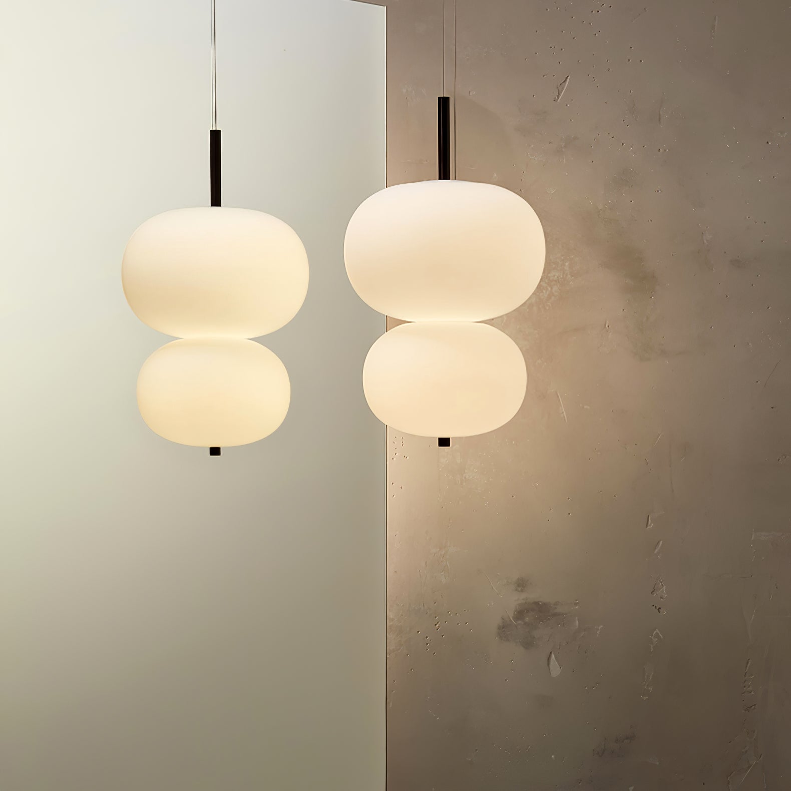 Duality Suspension en Verre Moderne - Neutralighting