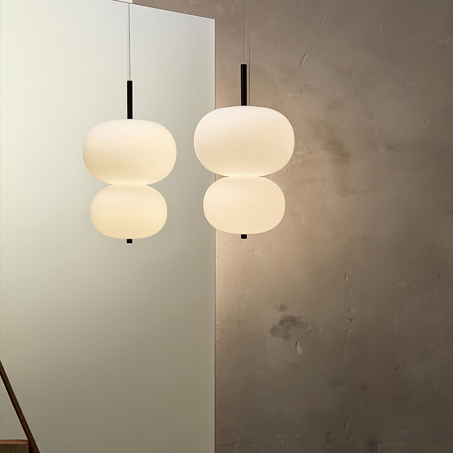 Duality Suspension en Verre Moderne - Neutralighting