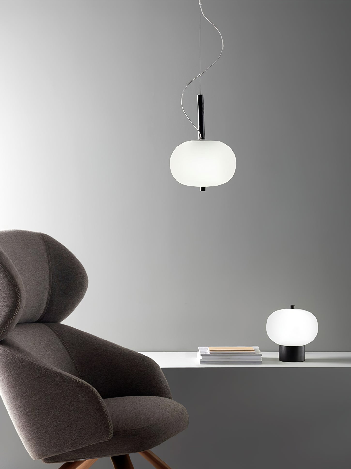 Duality Suspension en Verre Moderne - Neutralighting