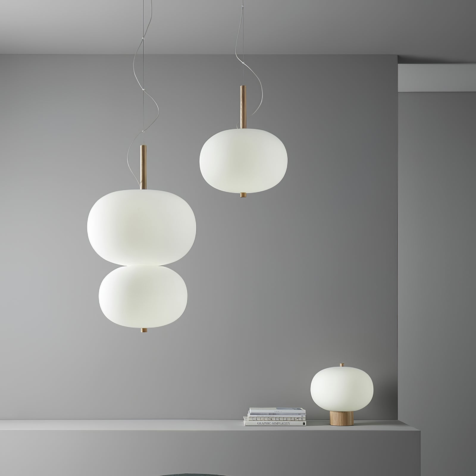 Duality Suspension en Verre Moderne - Neutralighting