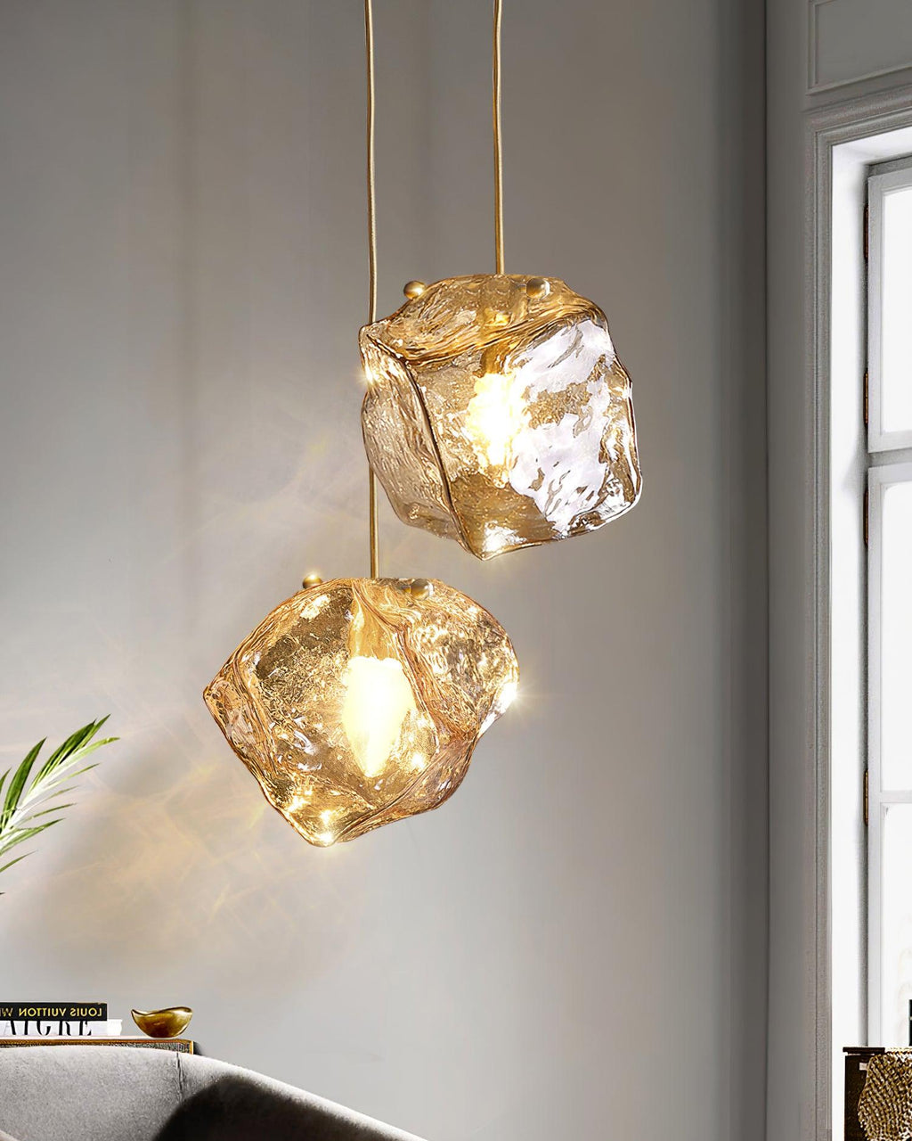 Zionis Laiton Luxueux Pendentif Lampe - Neutralighting