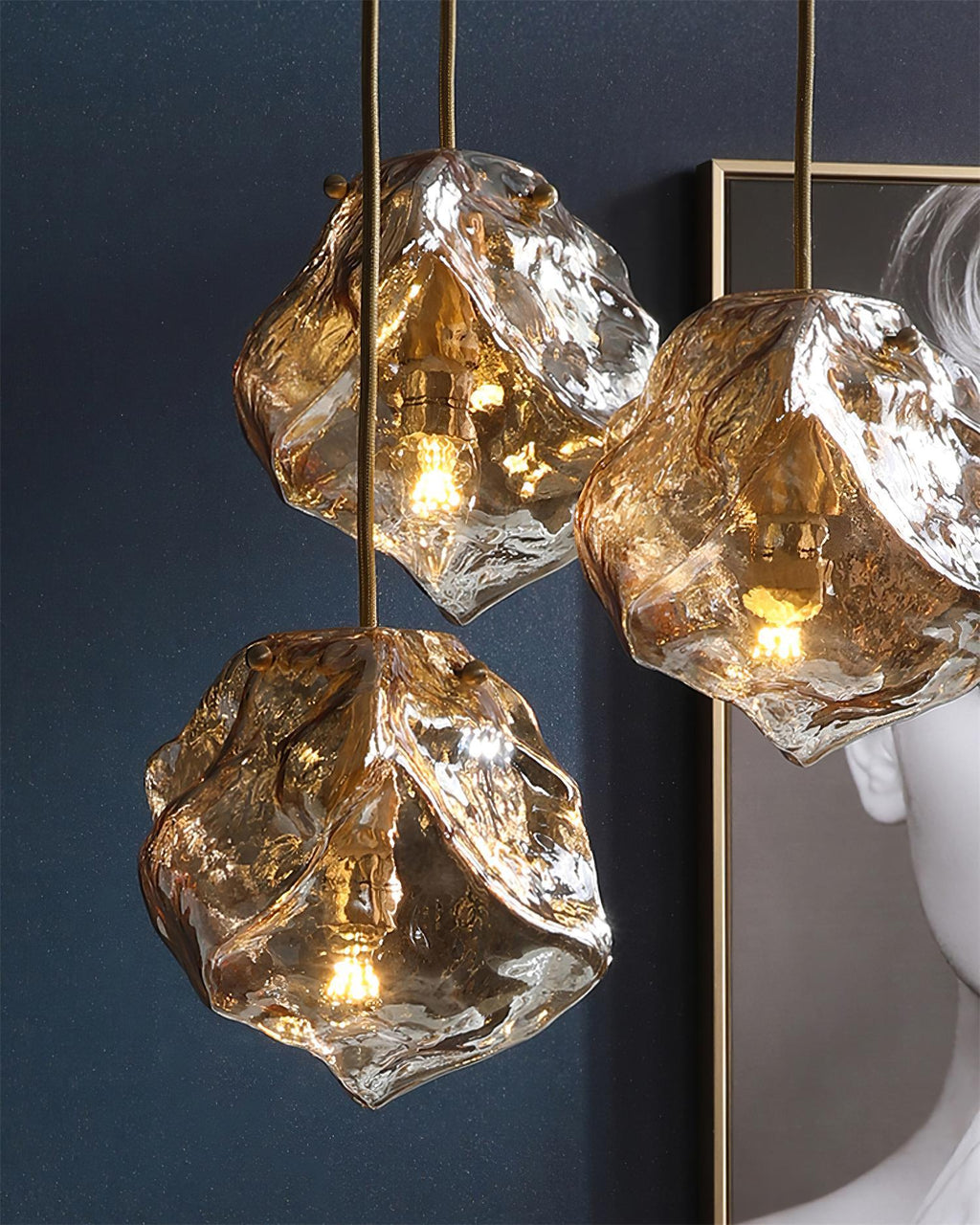 Zionis Laiton Luxueux Pendentif Lampe - Neutralighting