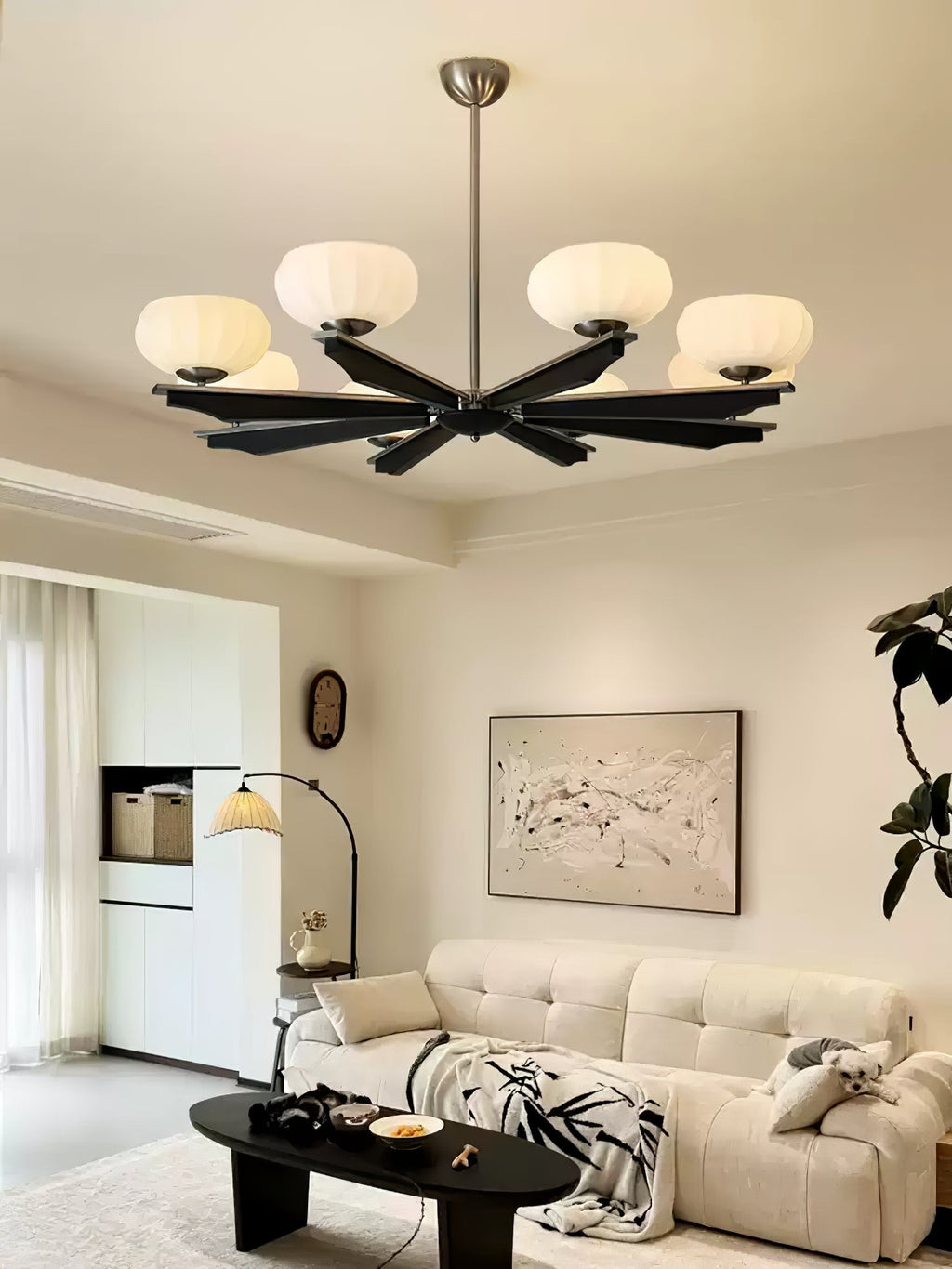 Uzoror Lustre Vintage Traditionnel Élégant en Bois - Neutralighting