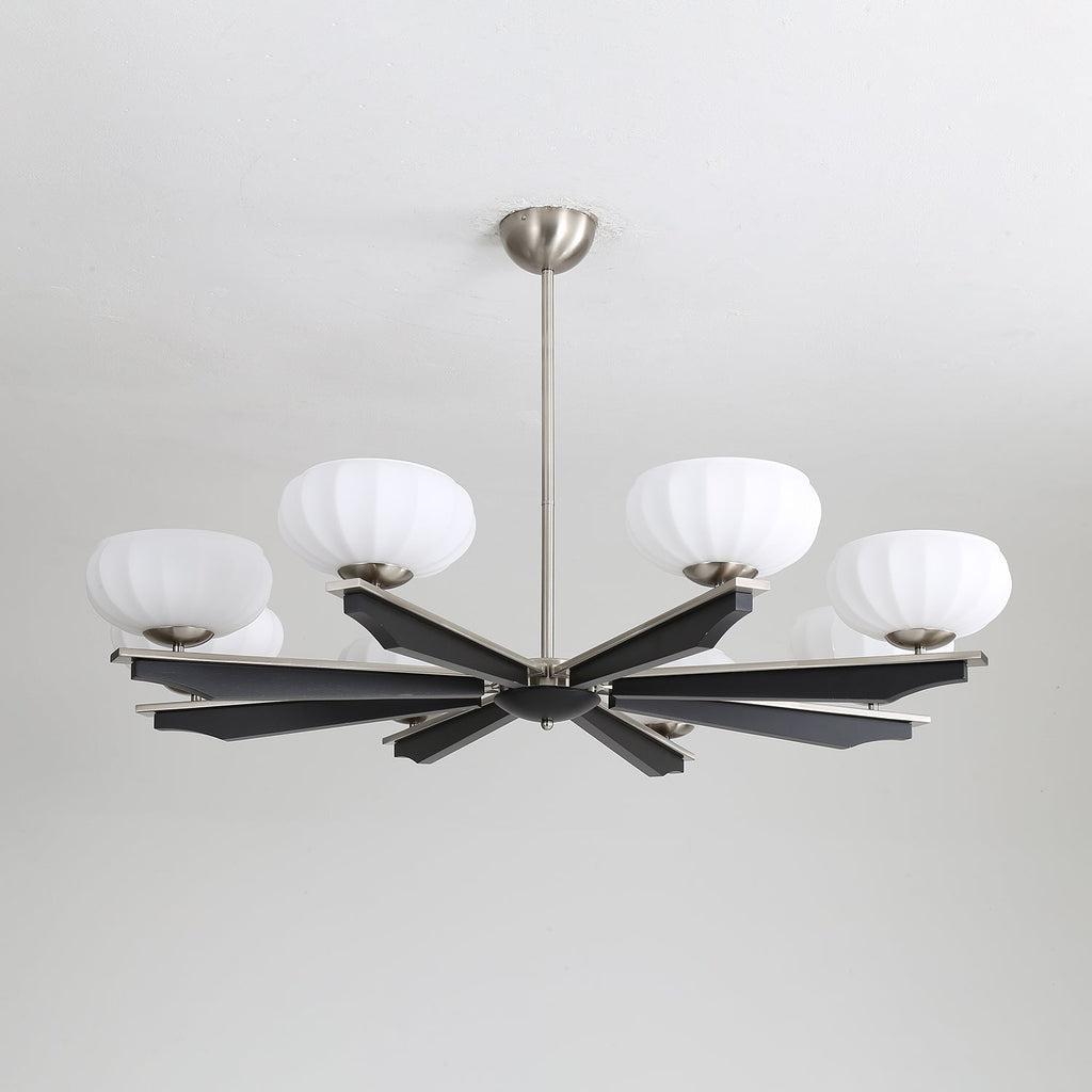 Uzoror Lustre Vintage Traditionnel Élégant en Bois - Neutralighting