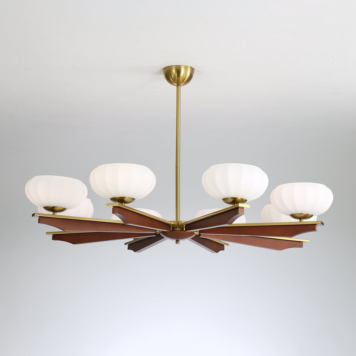 Uzoror Lustre Vintage Traditionnel Élégant en Bois - Neutralighting