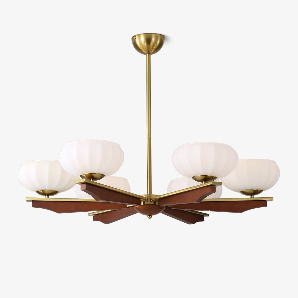 Uzoror Lustre Vintage Traditionnel Élégant en Bois - Neutralighting