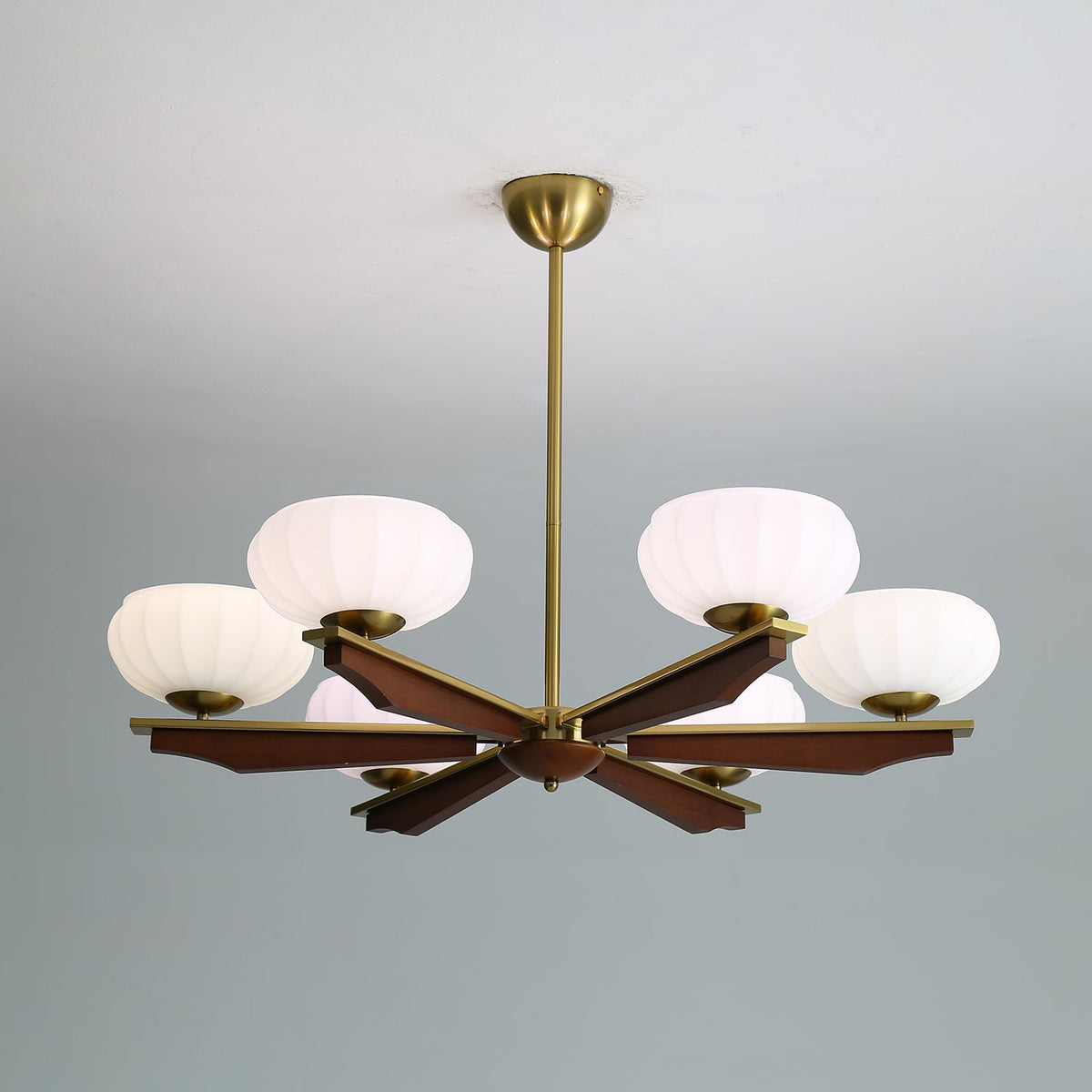 Uzoror Lustre Vintage Traditionnel Élégant en Bois - Neutralighting